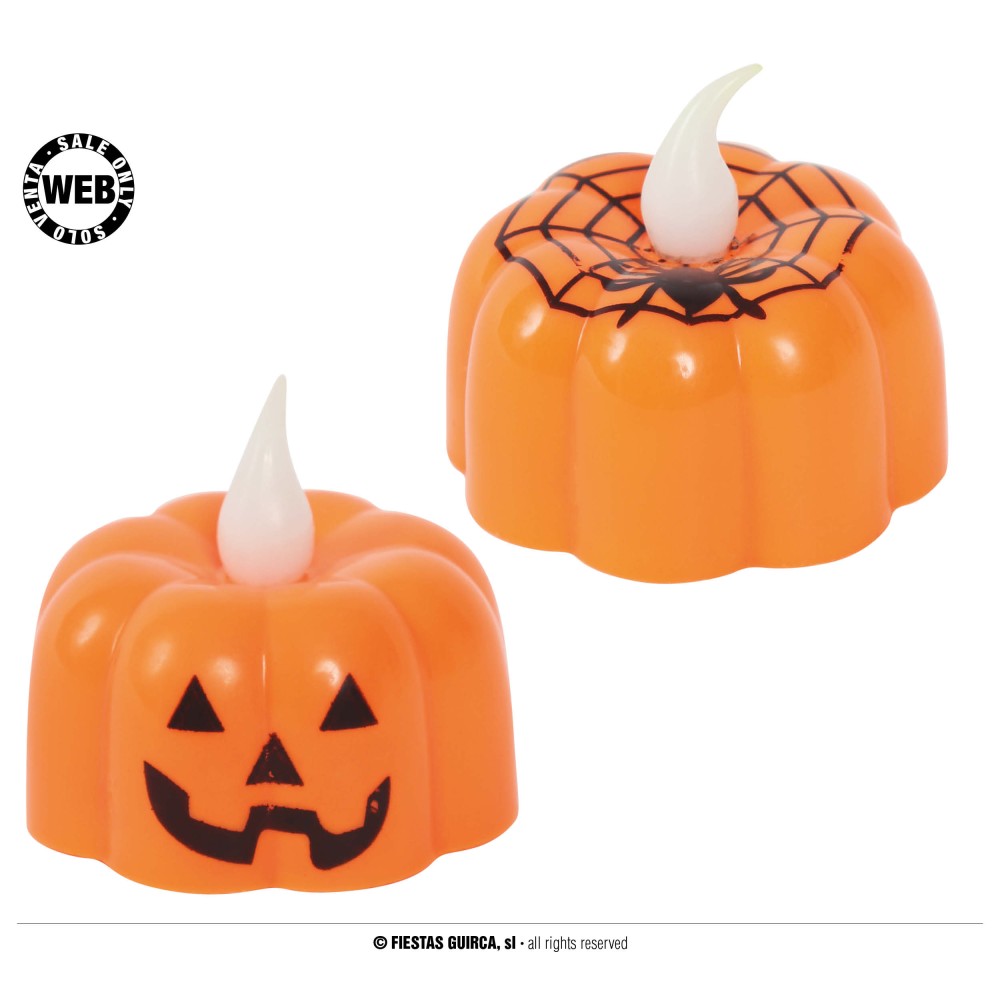 Κεράκι για halloween κολοκύθα με LED Κεράκι για halloween κολοκύθα με LED