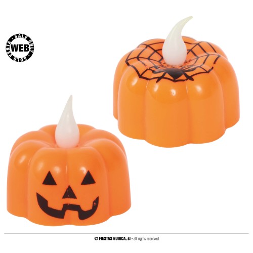 Κεράκι για halloween κολοκύθα με LED
