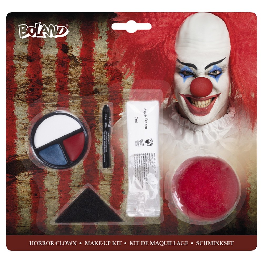 Μακιγιάζ 3 χρώματα Horror Clown