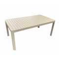 Τραπέζι αλουμινίου Layo επεκτεινόμενο 180cm taupe