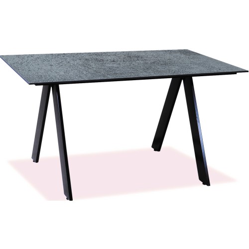 Τραπέζι αλουμινίου Με Επιφάνεια Compact Hpl γκρι 120Χ80cm
