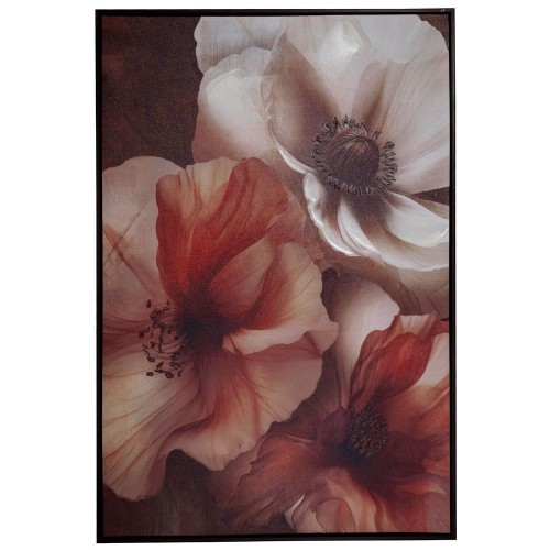 Ελαιογραφία σε τυπωμένο καμβά 83Χ123εκ cream flowers Ελαιογραφία σε τυπωμένο καμβά 83Χ123εκ cream flowers