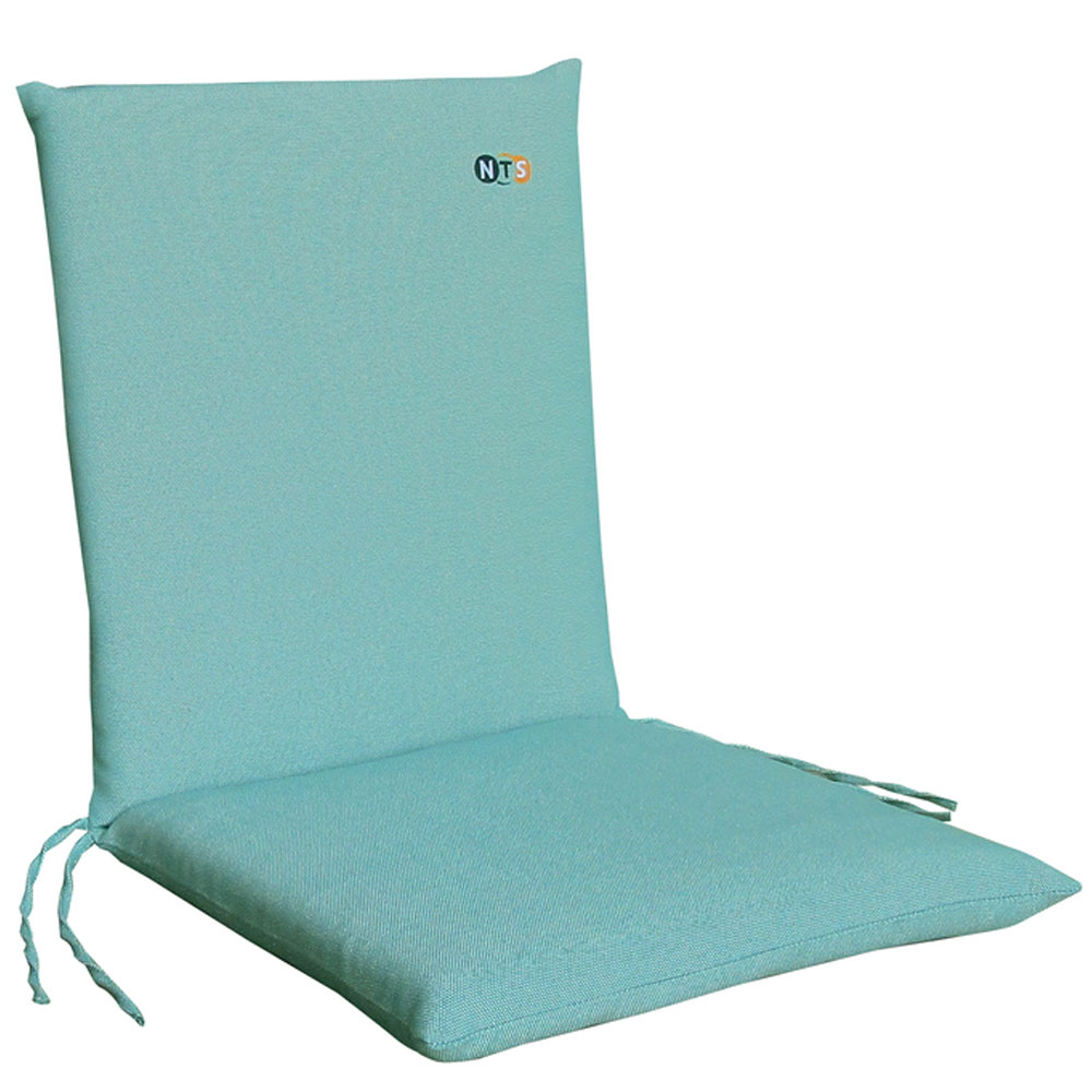 Μαξιλάρι πολυθρόνας με χαμηλή πλάτη σιέλ