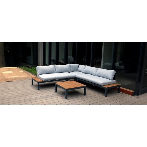 Σαλόνι Corner set αλουμινίου με polywood Σαλόνι Corner set αλουμινίου με polywood