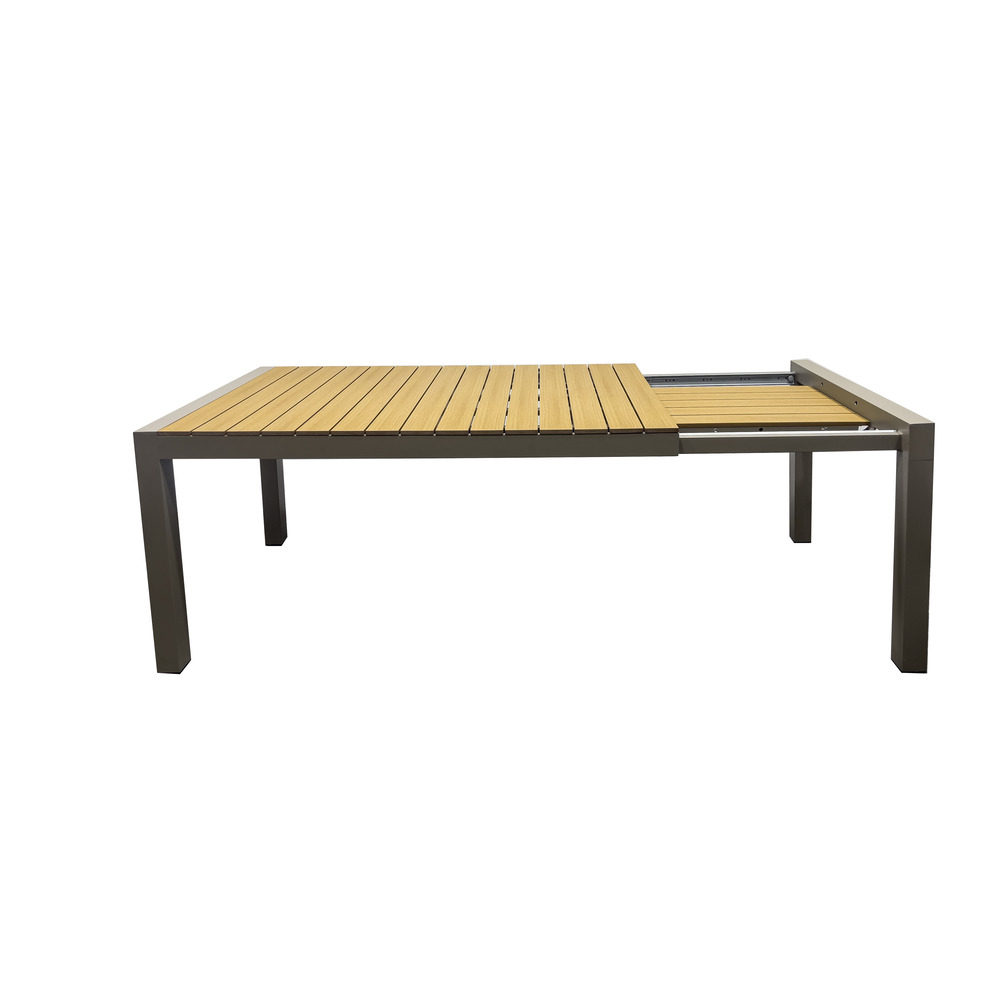 Τραπέζι αλουμινίου Lepa taupe επεκτεινόμενο 160/210X95X74cm