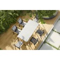 Aspen/D7-Ανθράκι Dining Set