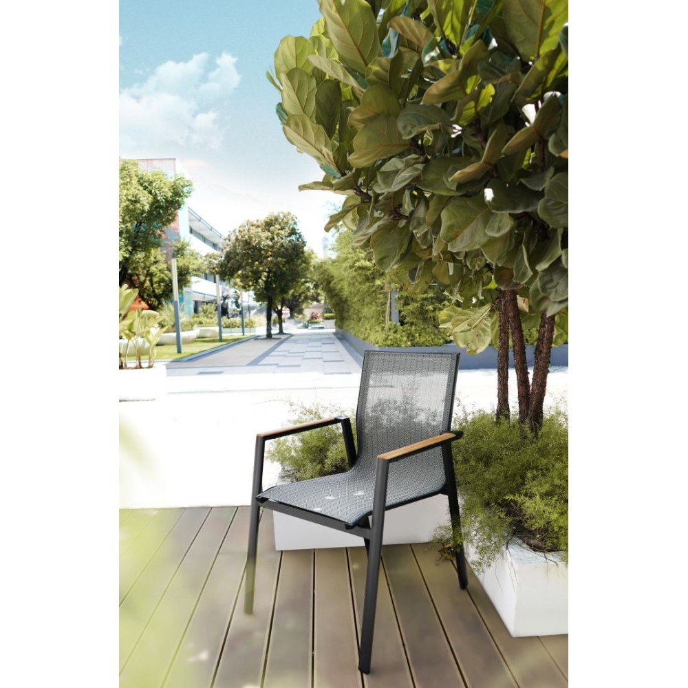Aspen/D7-Ανθράκι Dining Set
