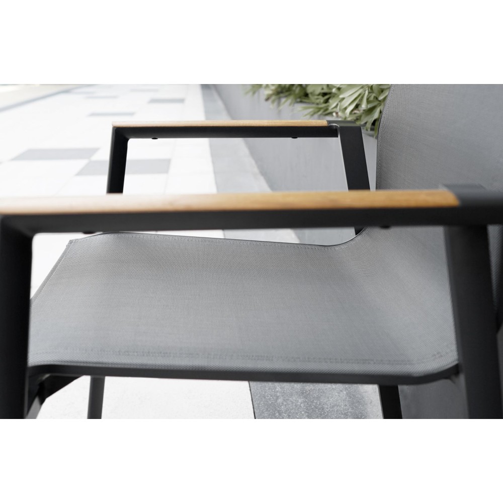 Aspen/D7-Ανθράκι Dining Set