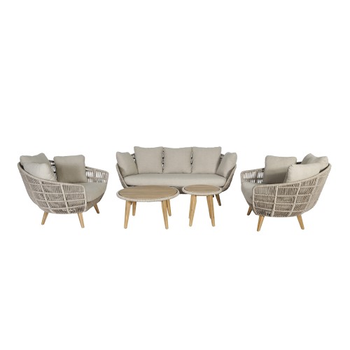 Σαλόνι Malabon-3 Lounge Set  5 τεμάχιων
