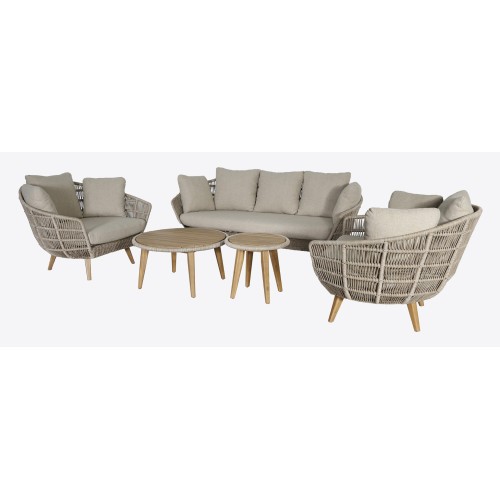 Σαλόνι Malabon-3 Lounge Set  5 τεμάχιων