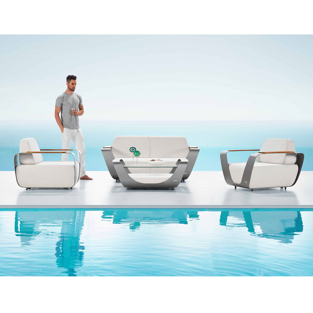 Onda Lounge set 2 σαλόνι αλουμινίου Onda Lounge set 2 σαλόνι αλουμινίου