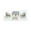 Σετ σαλόνι Garda polypropylene fiber glass 4 τεμάχια