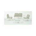 Σετ σαλόνι Garda polypropylene fiber glass 4 τεμάχια