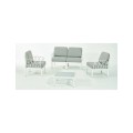 Σετ σαλόνι Garda polypropylene fiber glass 4 τεμάχια