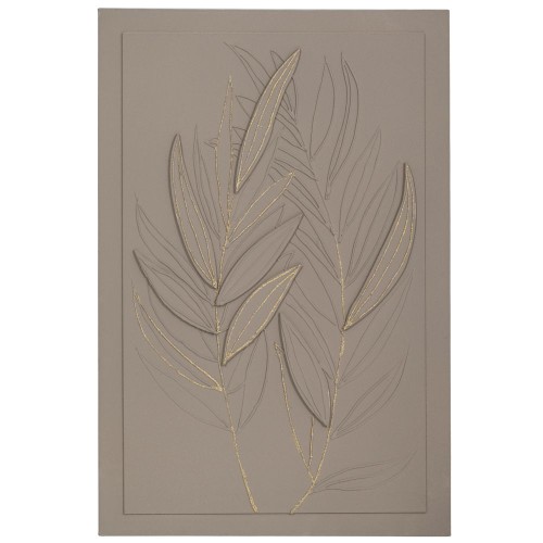 Πίνακας ανάγλυφος leaves 80X120εκ