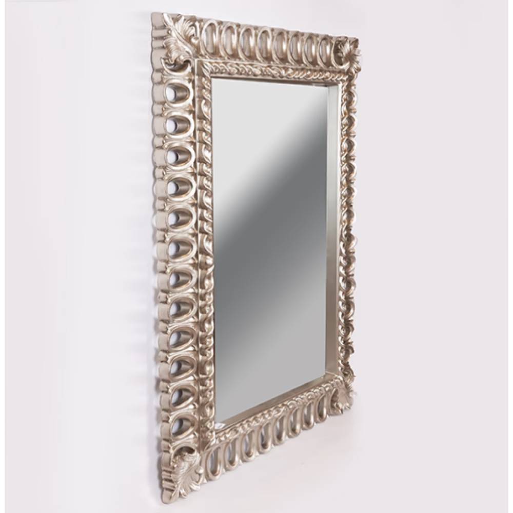 Καθρέφτης pu αντικέ ασημί 90x6.5x120cm Καθρέφτης pu αντικέ ασημί 90x6.5x120cm