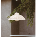 Φωτιστικό κρεμαστό μονόφωτο rattan λευκό arte illumina Kai Φωτιστικό κρεμαστό μονόφωτο rattan λευκό arte illumina Kai