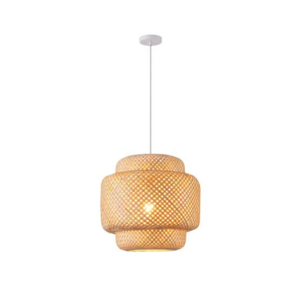 Φωτιστικό κρεμαστό bamboo μονόφωτο μπεζ arte illumina aura