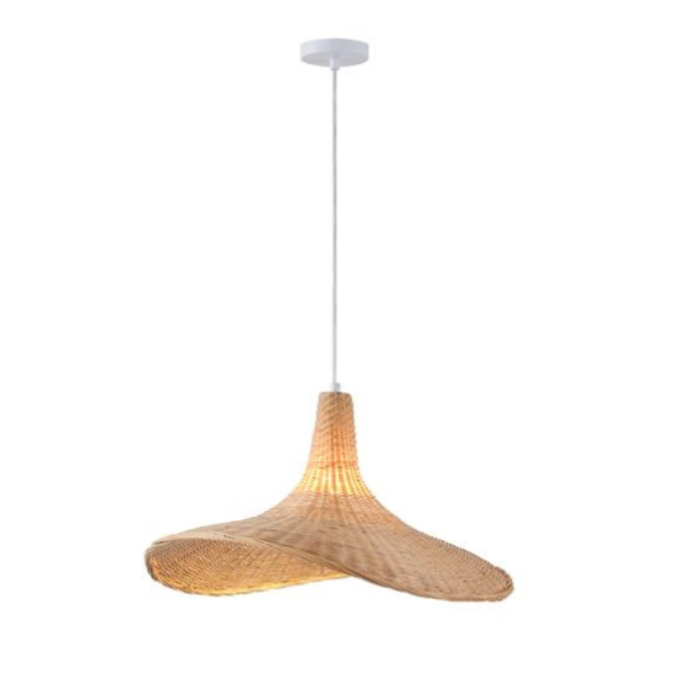 Φωτιστικό κρεμαστό bamboo μονόφωτο μπεζ arte illumina visor Φωτιστικό κρεμαστό bamboo μονόφωτο μπεζ arte illumina visor