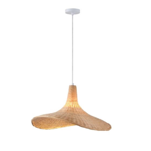 Φωτιστικό κρεμαστό bamboo μονόφωτο μπεζ arte illumina visor
