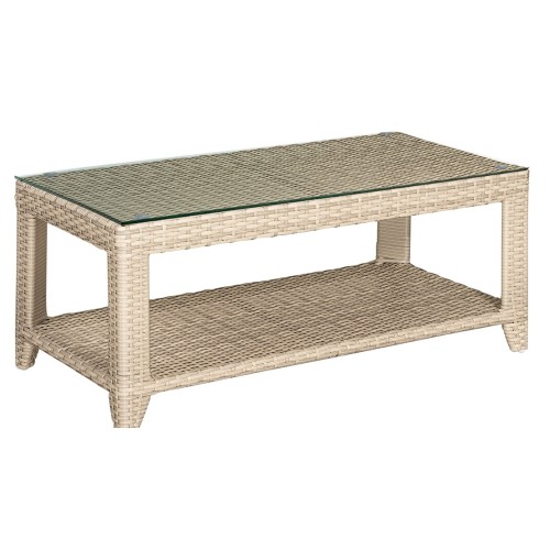 Rattan Βοηθητικό Τραπεζάκι (Coffee Table) Με Σκελετό Αλουμινίου 100 x 50 x 42(h)cm Rattan Βοηθητικό Τραπεζάκι (Coffee Table) Με Σκελετό Αλουμινίου 100 x 50 x 42(h)cm