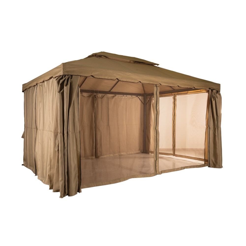 Κιόσκι 300 x 400 x 260cm Με Μεγάλο Αεραγωγό Και Σκελετό Αλουμινίου φ80m