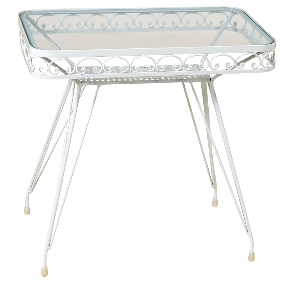 Γαλβανισμένο Χαμηλό Τραπέζι Φερ Φορζέ 65 x 40 x 63cm