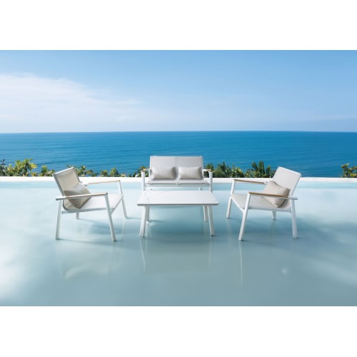 Σαλόνι Aspen-2/Λευκό Lounge Set Σαλόνι Aspen-2/Λευκό Lounge Set
