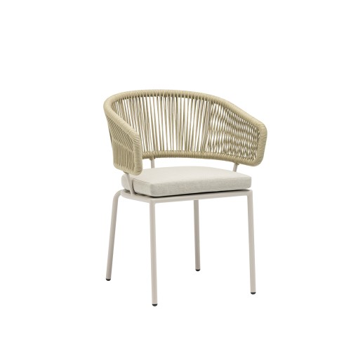 Πολυθρόνα Nancy/P Beige αλουμινίου-rope Πολυθρόνα Nancy/P Beige αλουμινίου-rope