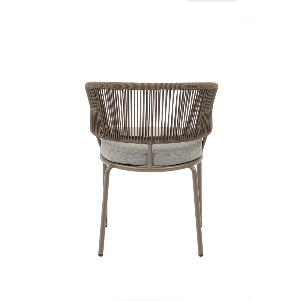 Πολυθρόνα Nancy/P Taupe αλουμινίου-rope Πολυθρόνα Nancy/P Taupe αλουμινίου-rope