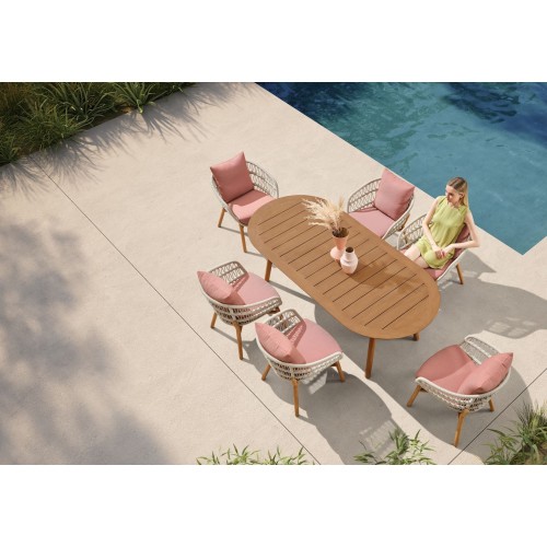 Vasca/D7 Dining Set 7 τεμαχίων