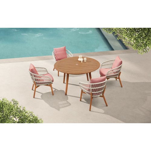 Vasca/D5 Dining Set 5 τεμαχίων