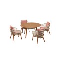 Vasca/D5 Dining Set 5 τεμαχίων