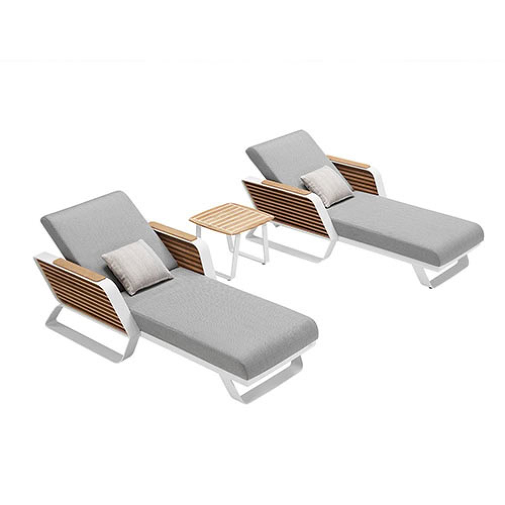 Ξαπλώστρα σετ με τραπεζάκι Wing SLT set