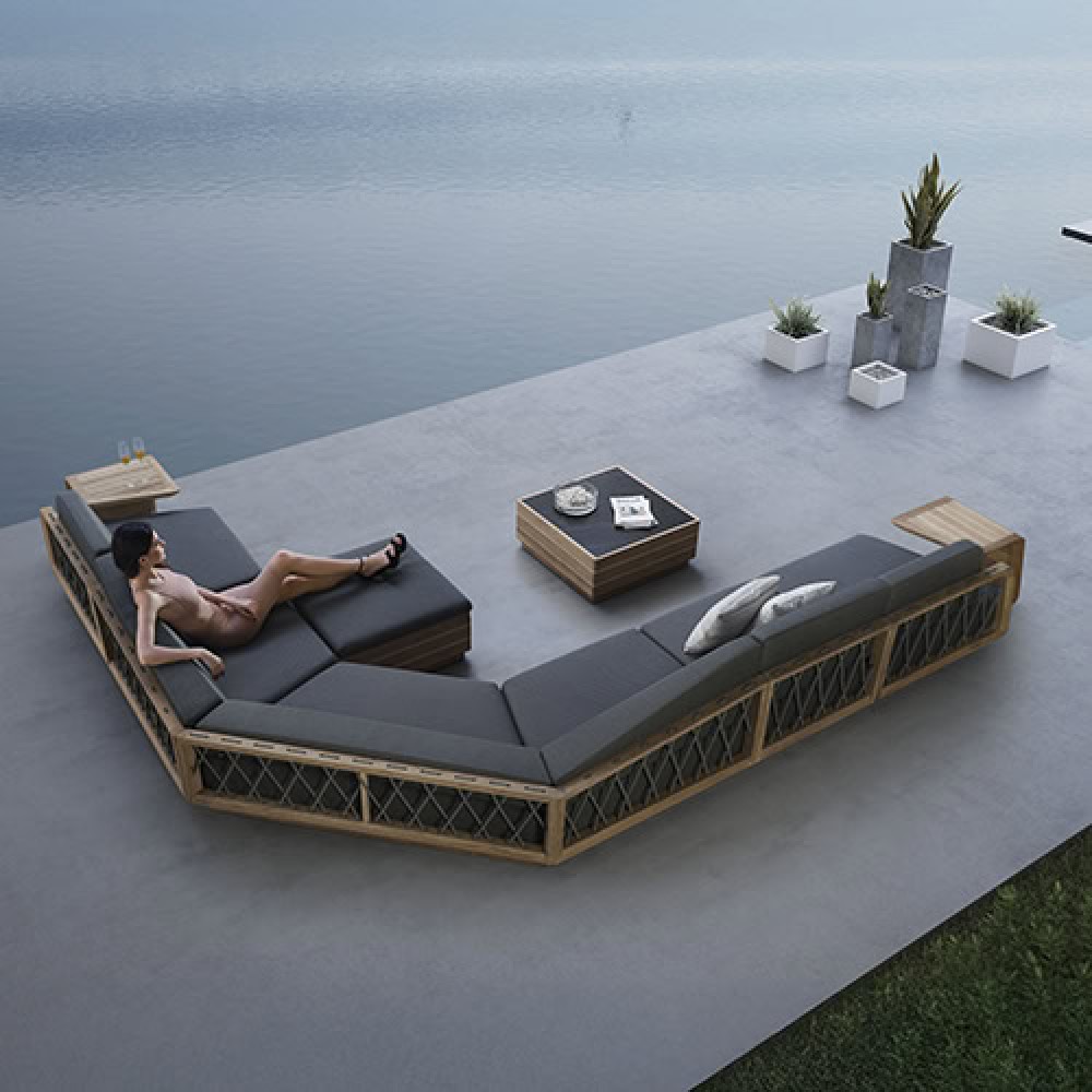 Armonia Corner Lounge set σαλόνι κήπου