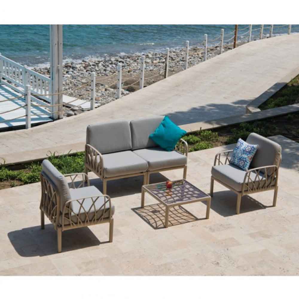 Σετ σαλόνι Garda polypropylene fiber glass 4 τεμάχια Σετ σαλόνι Garda polypropylene fiber glass 4 τεμάχια
