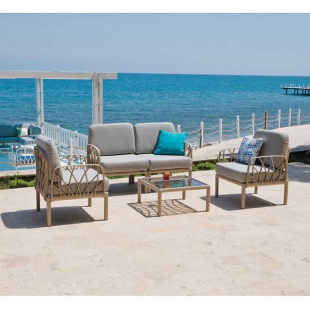 Σετ σαλόνι Garda polypropylene fiber glass 4 τεμάχια Σετ σαλόνι Garda polypropylene fiber glass 4 τεμάχια