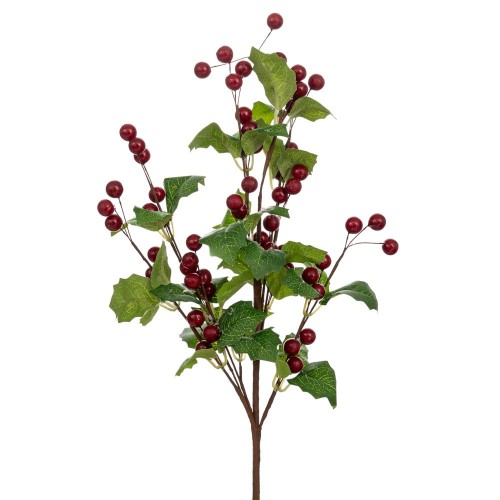 Κλαδί 55 εκ με berries και φύλλα Κλαδί 55 εκ με berries και φύλλα