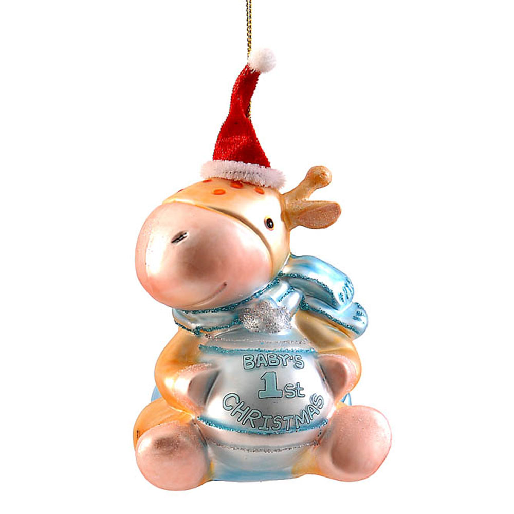 Στολίδι "baby's first Christmas" ελαφάκι resin 13cm σε 2 χρώματα Στολίδι "baby's first Christmas" ελαφάκι resin 13cm σε 2 χρώματα