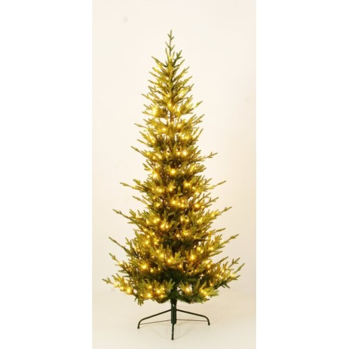 Δέντρο Norway Slim 180cm 250Led με plastic pvc φύλλωμα mix