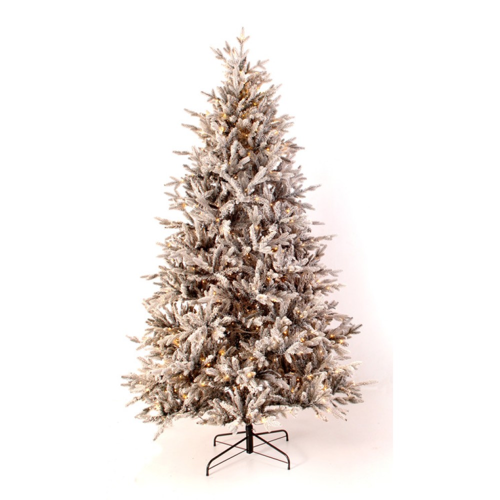 Δέντρο Slogen Flocked 2.10cm 600 Led Δέντρο Slogen Flocked 2.10cm 600 Led