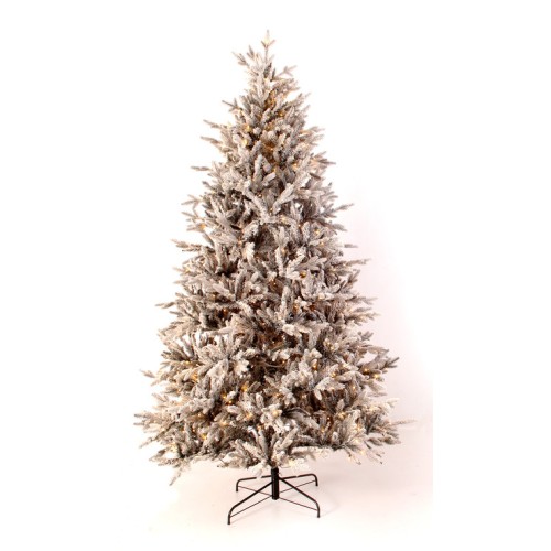 Δέντρο Slogen Flocked 2.10cm 600 Led Δέντρο Slogen Flocked 2.10cm 600 Led
