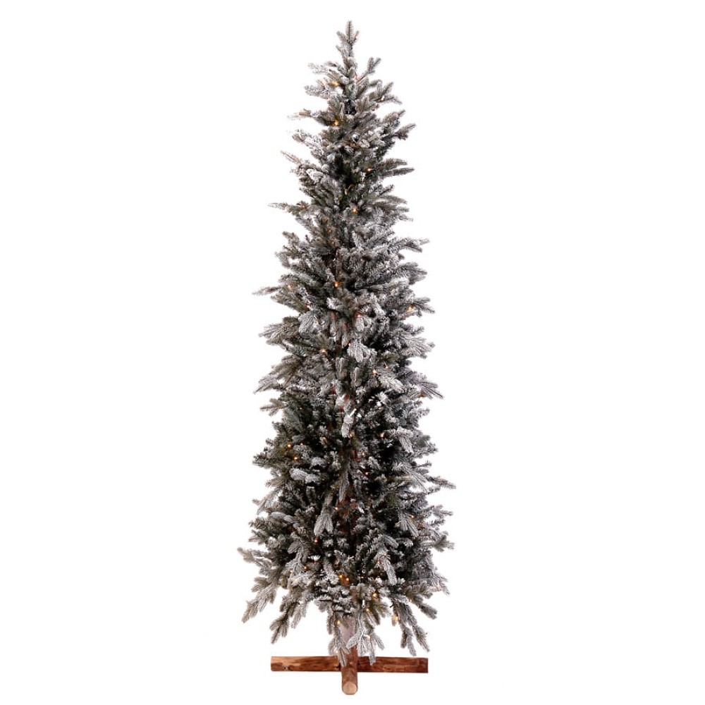 Δέντρο Alpine Frosted 240cm με 600led χιονισμένο slim line Δέντρο Alpine Frosted 240cm με 600led χιονισμένο slim line