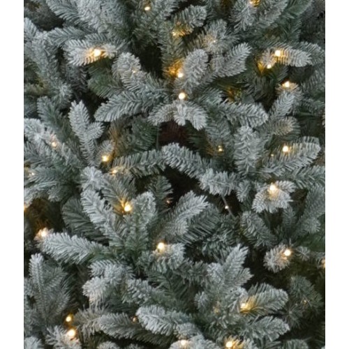 Δέντρο Dallas Flocked 210cm με 400 λευκά led