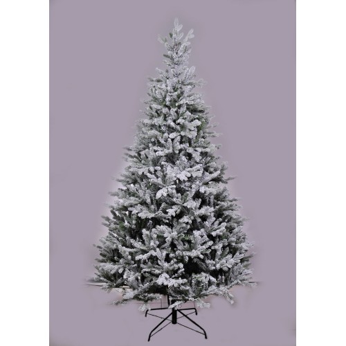 Δέντρο Chicago Flocked 240cm με plastic pvc φύλλωμα mix Δέντρο Chicago Flocked 240cm με plastic pvc φύλλωμα mix