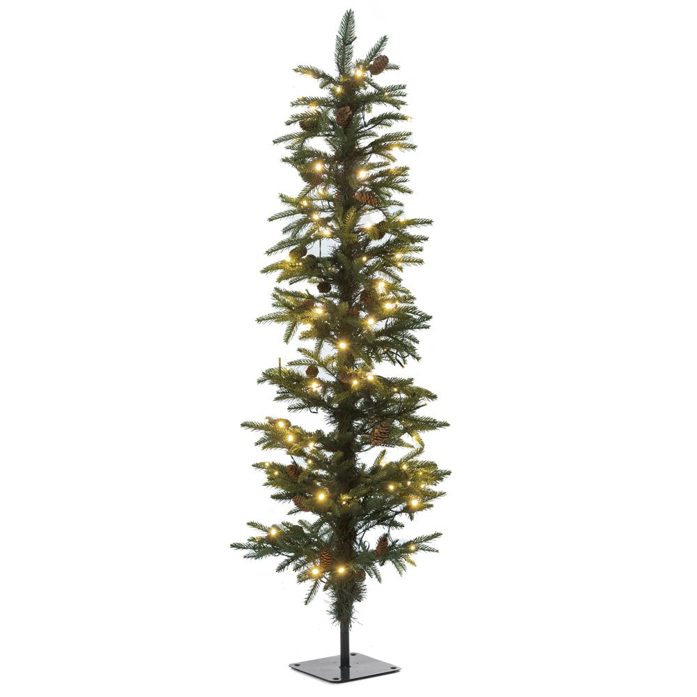 Δέντρο Pencil Pine 150cm με 140 λευκά led Δέντρο Pencil Pine 150cm με 140 λευκά led