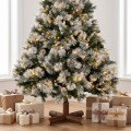 Δέντρο Pre-lit snowy Montclair Spruce 210cm 500 LED θερμό και πολύχρωμο Δέντρο Pre-lit snowy Montclair Spruce 210cm 500 LED θερμό και πολύχρωμο