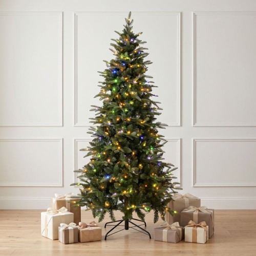 Δέντρο Pre lit Noble Fir 270cm 600 led λευκά και πολύχρωμα Δέντρο Pre lit Noble Fir 270cm 600 led λευκά και πολύχρωμα
