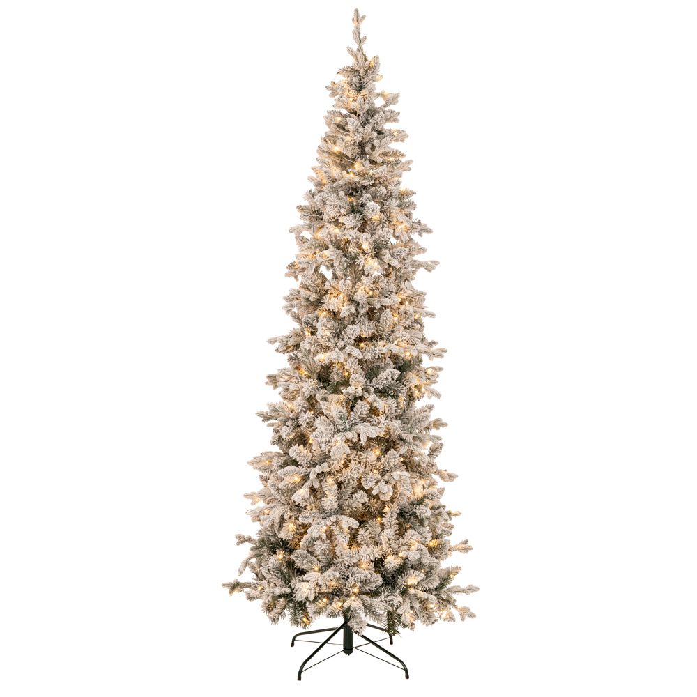 Δέντρο Pre Lit Flocked Carolina Pine 210cm 300Led