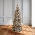 Δέντρο Pre Lit Flocked Carolina Pine 210cm 300Led